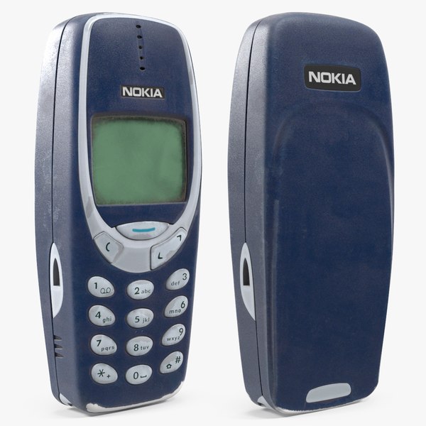 Old Scratched Phone Nokia 3310 Switched Off model