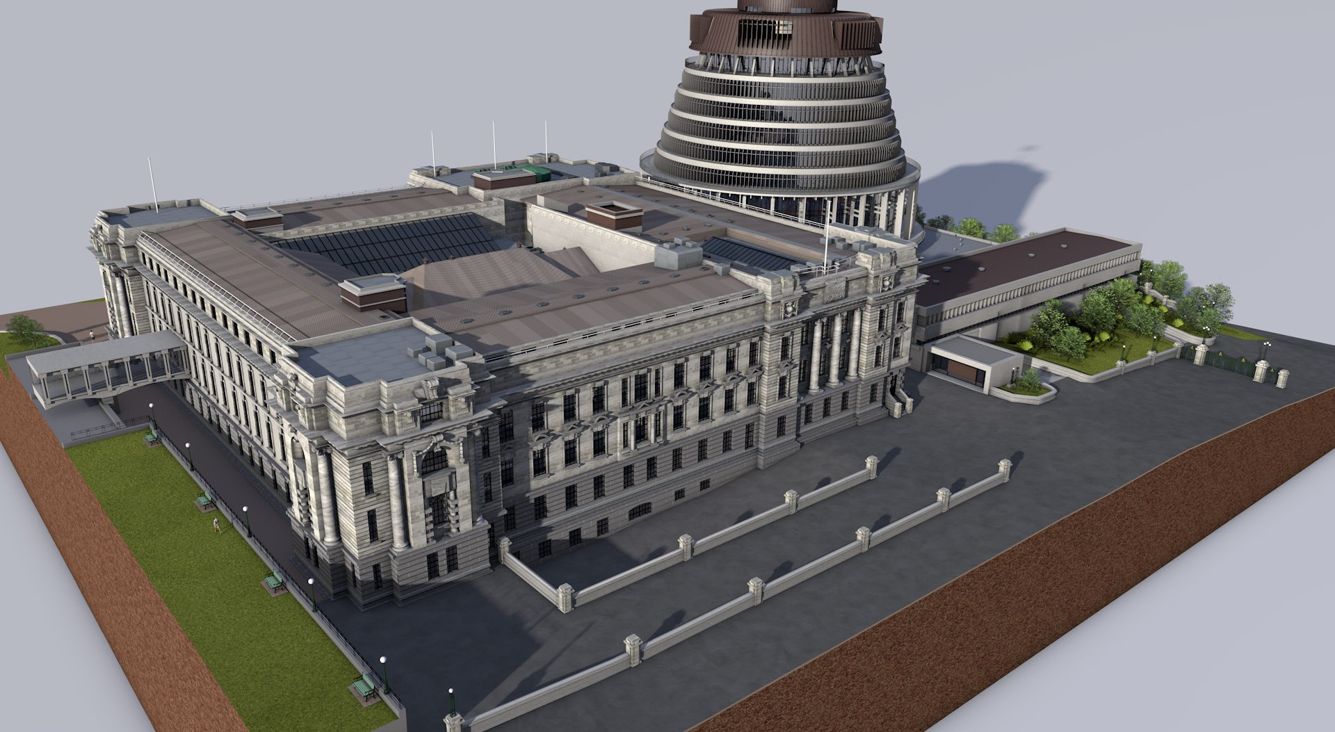 3d Model New Zealand Parliament Building