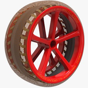 3D Shape Memory Wheel Tire
