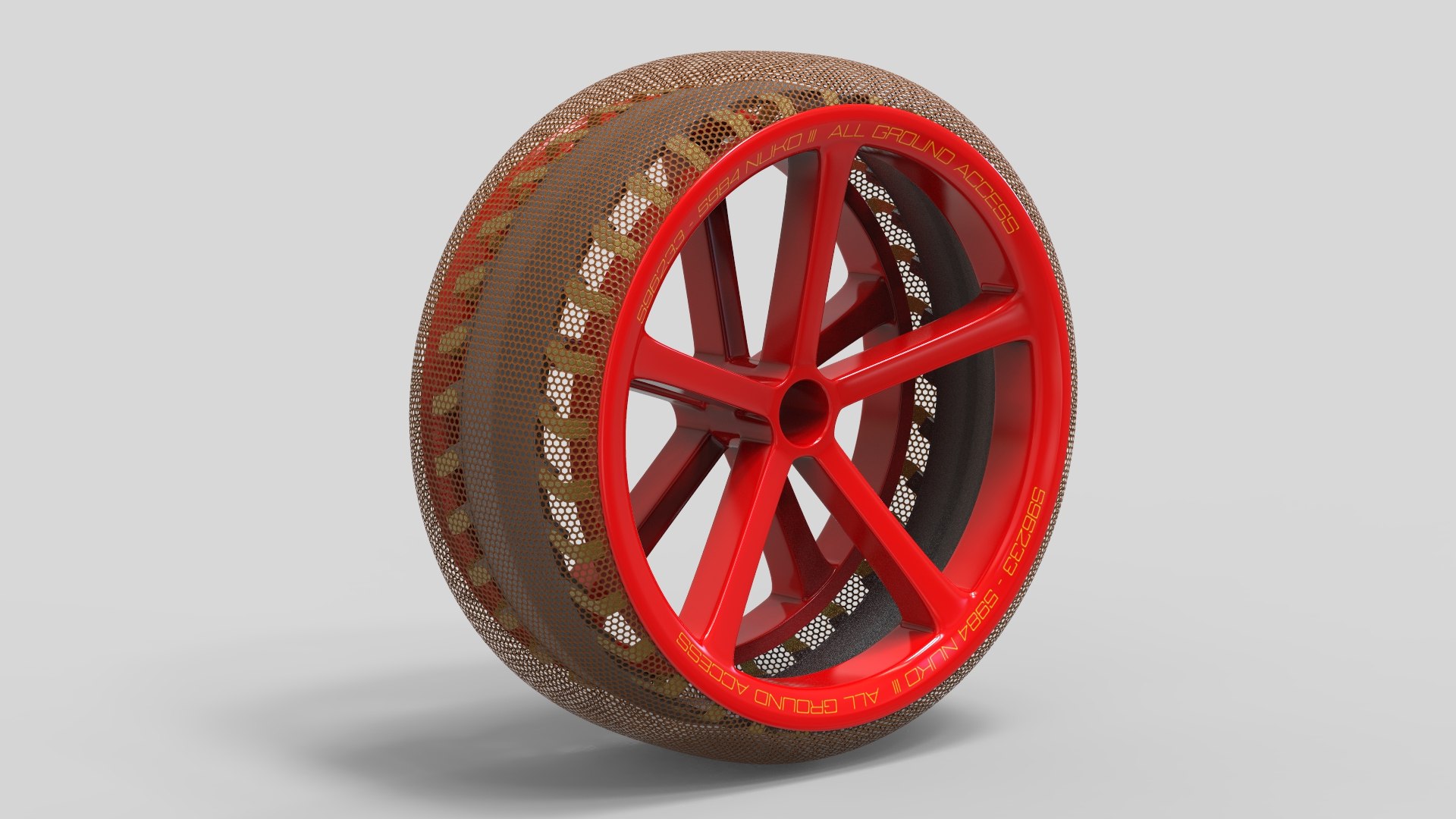 3D Shape Memory Wheel Tire TurboSquid 1781538