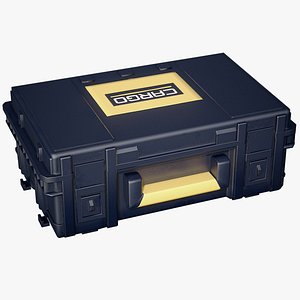 small industrial crate contains 3D model