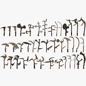 African Throwing Knives Collection 40 Pieces