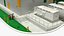 Battery Storage Power Station 3D