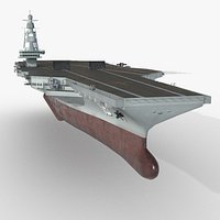Type 003 Fujian aircraft carrier game ready