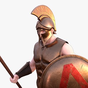 Spartan Warrior - Game Ready