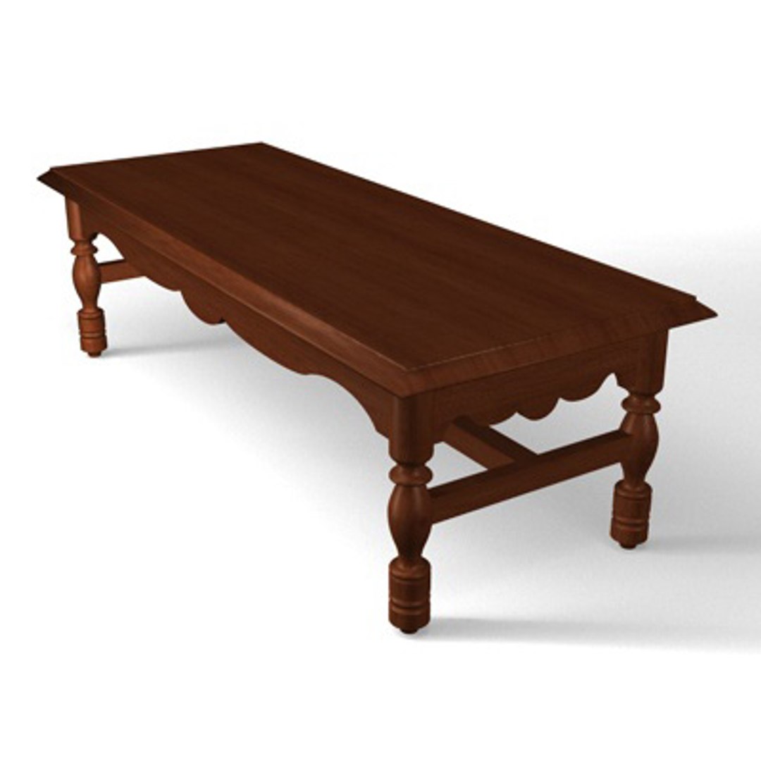 Old Fashioned Coffee Table Fbx