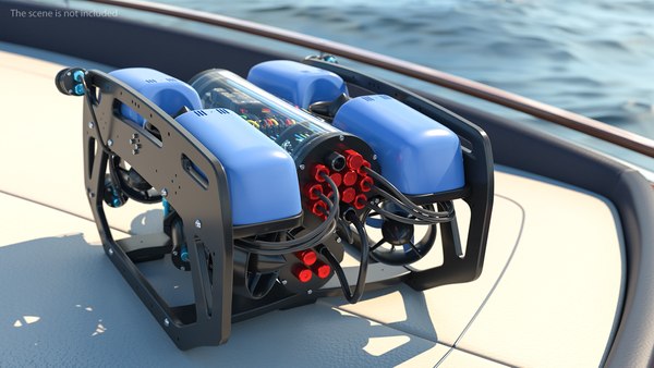 3D underwater robot bluerov2 rigged - TurboSquid 1518317
