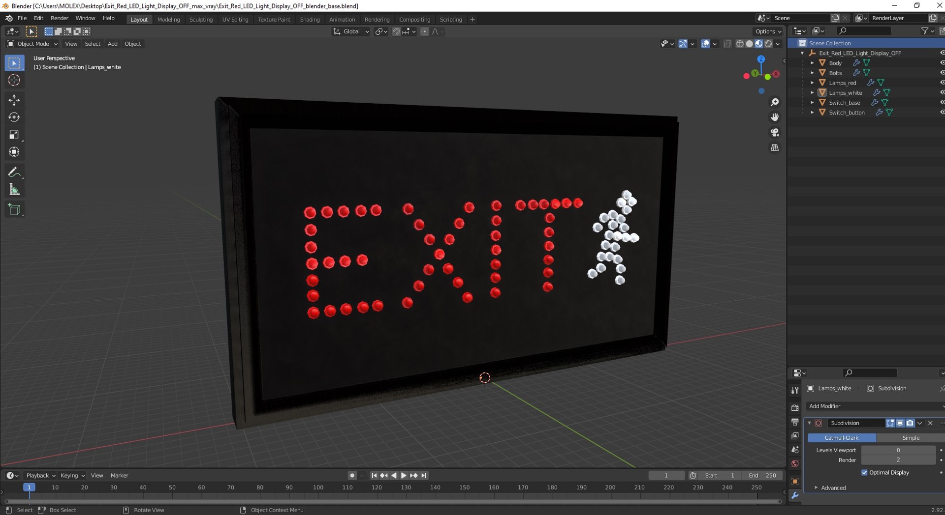 3D Exit Red LED Light Display OFF https://p.turbosquid.com/ts-thumb/og/V8M7lY/WI/exitredledlightdisplayoffc4dmodel030/jpg/1691840724/1920x1080/fit_q87/035c0a938e19f8d98cc7f95ffde29af72f9bd9b8/exitredledlightdisplayoffc4dmodel030.jpg