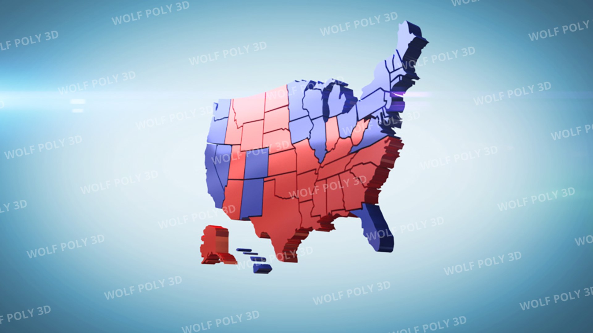 3d election set model