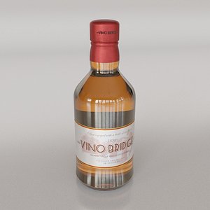 3D Whisky Scotch Bottle 01