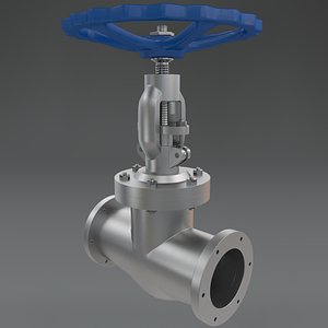 3d model gate valve 1