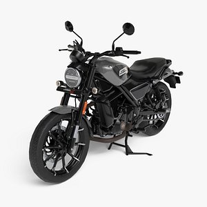 3D Harley Davidson X440 -  Vivid Metallic Dark Silver - Game Ready 3D Model