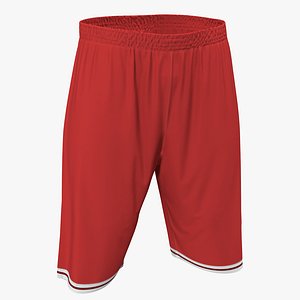 max basketball shorts red