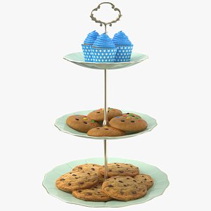 Full Cake Stand 3D model