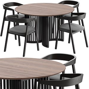 Table Zaragoza and chair Placido set