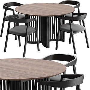Table Zaragoza and chair Placido set