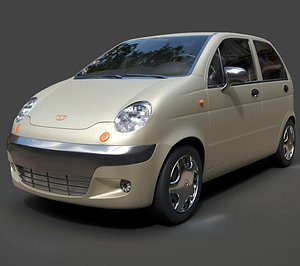 Daewoo Damas Microvan - Detailed 3D Model 3D model