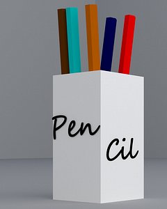 Pen Holder- Pen Case 3D print model