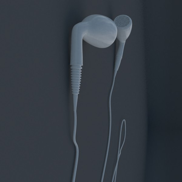 earphone 3D model