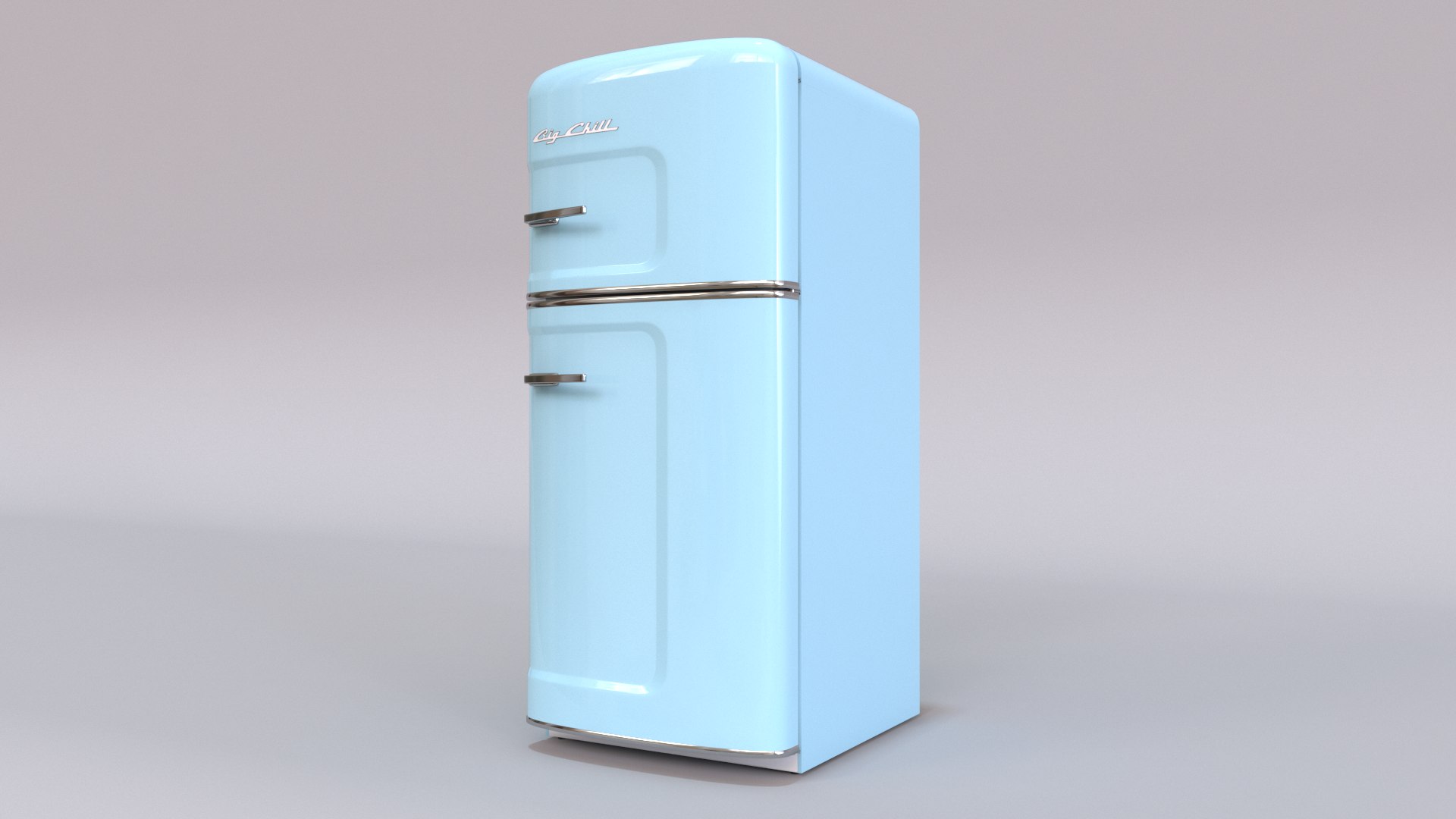 Big Chill Studio Fridge 3D Model - TurboSquid 1481923
