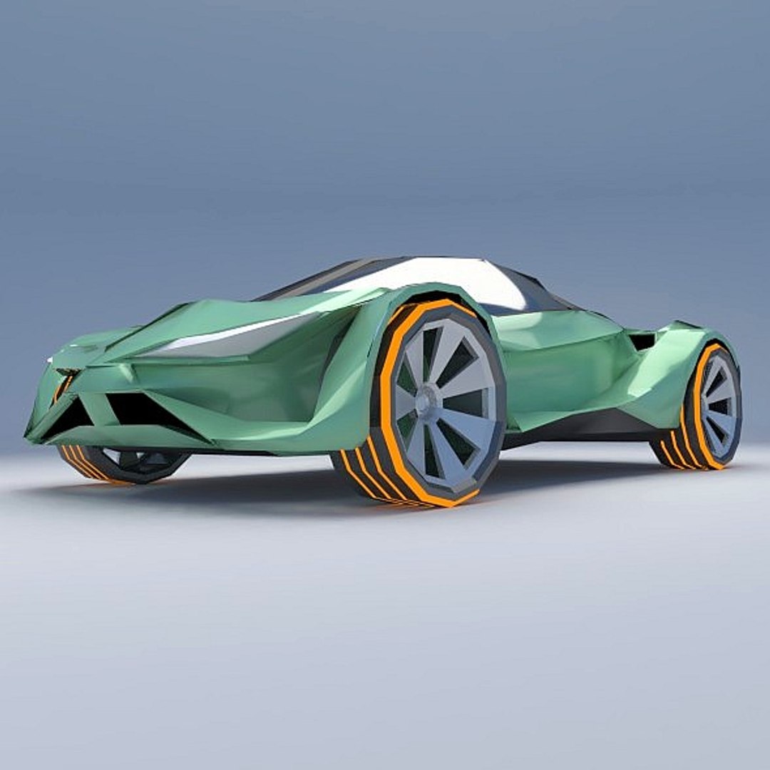 3D Concept Car Model - TurboSquid 1314280