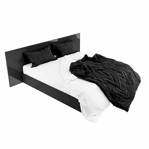3d-modern-Bed-blender 3D