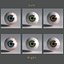 Pack fotorealista de ojos.