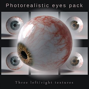 Photorealistic eyes pack