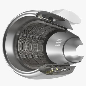 Jet Engine Casing Cutaway