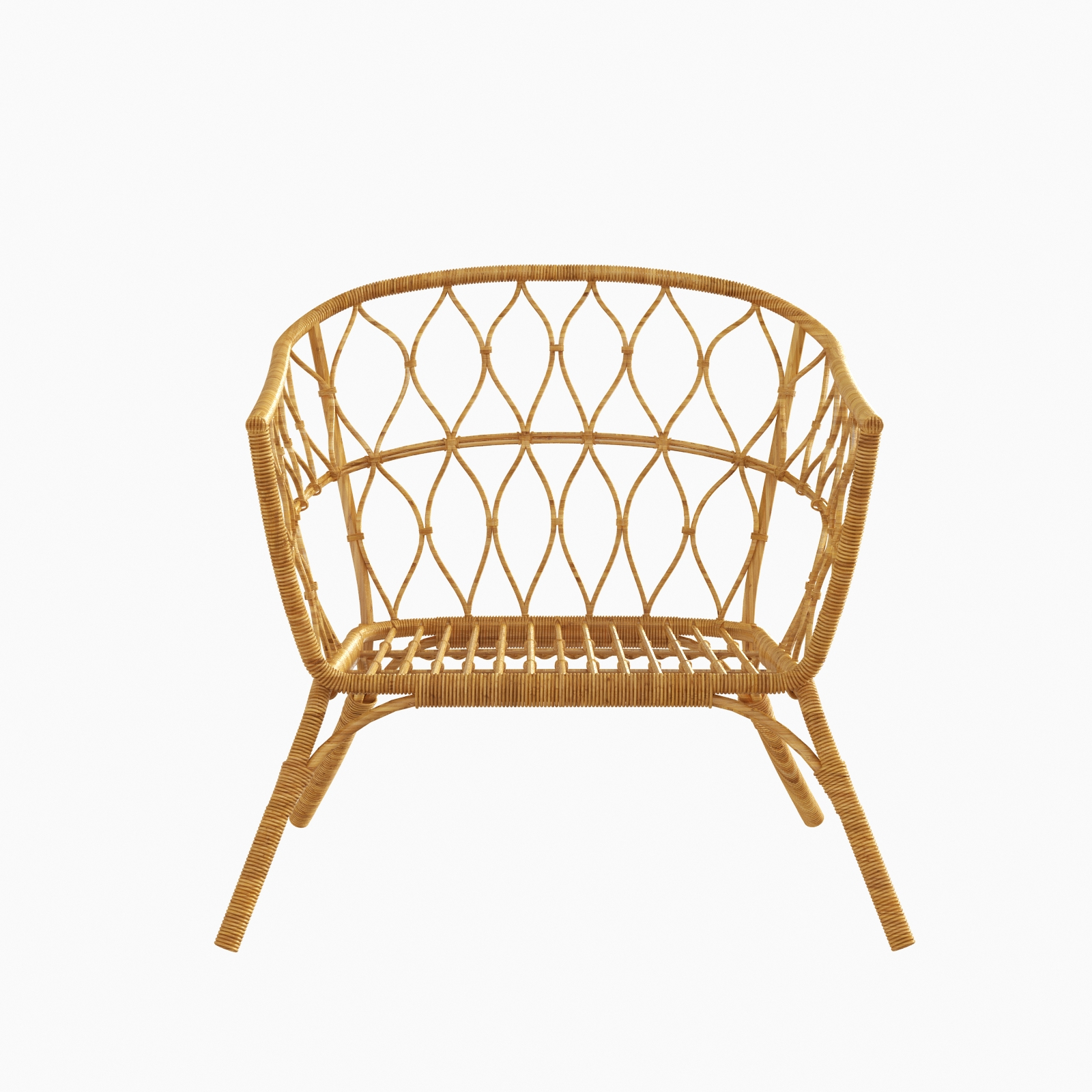 Rattan chair ikea stockholm model TurboSquid 1193358