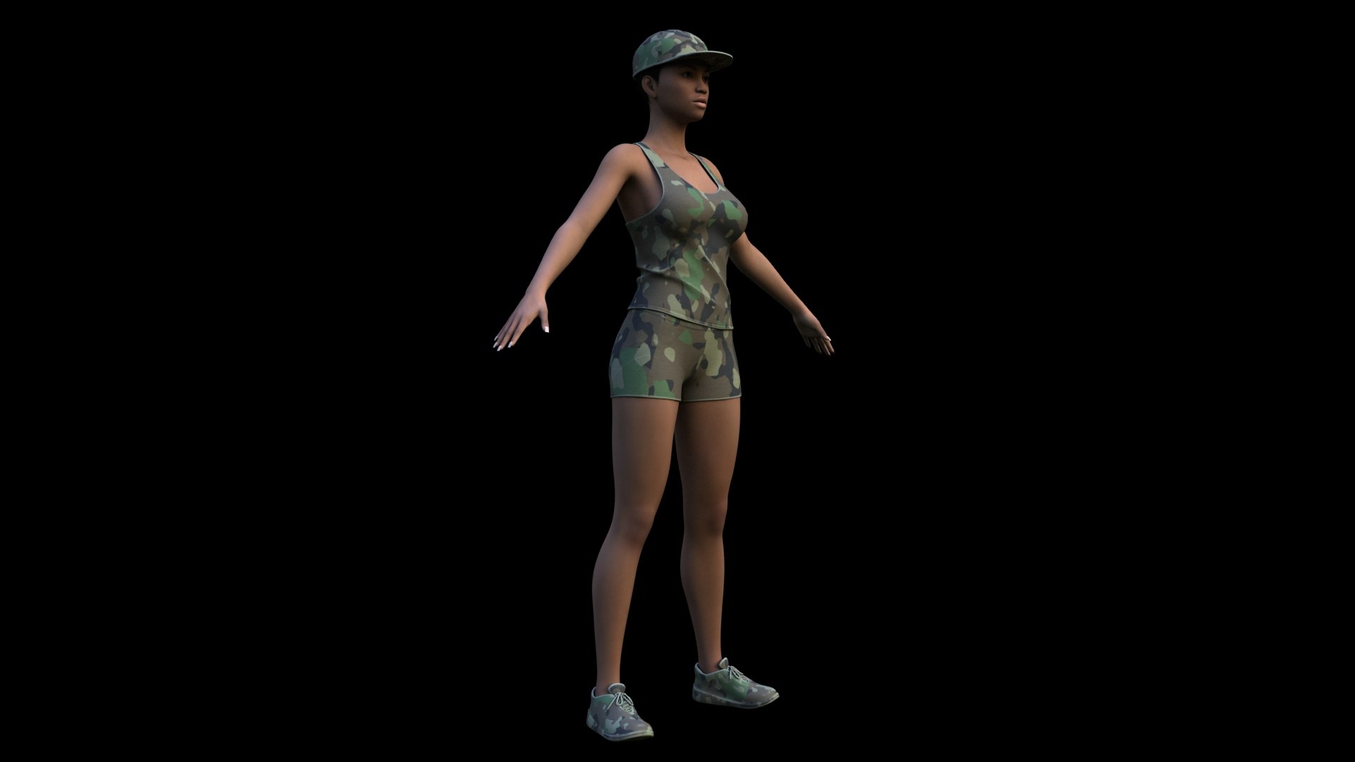 Realistic African American girl woman military dress 3D https://p.turbosquid.com/ts-thumb/oh/JwIX7N/sL/g6/jpg/1775765140/1920x1080/fit_q87/be185a3961d4c7d2baca3e10c9e1e6be64e9c7e3/g6.jpg