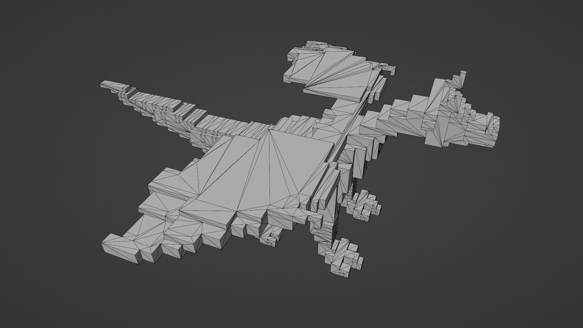 Voxel Dragon 3D Model - TurboSquid 1945419