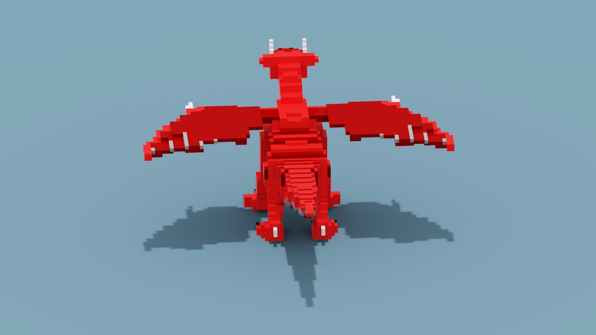 Voxel Dragon 3D Model - TurboSquid 1945419