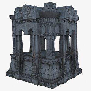 crypt 3d model