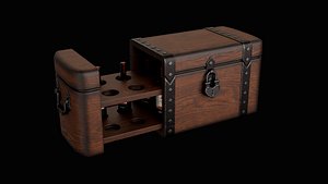 Wine box 3D