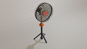 3D Fan Model Unfinished