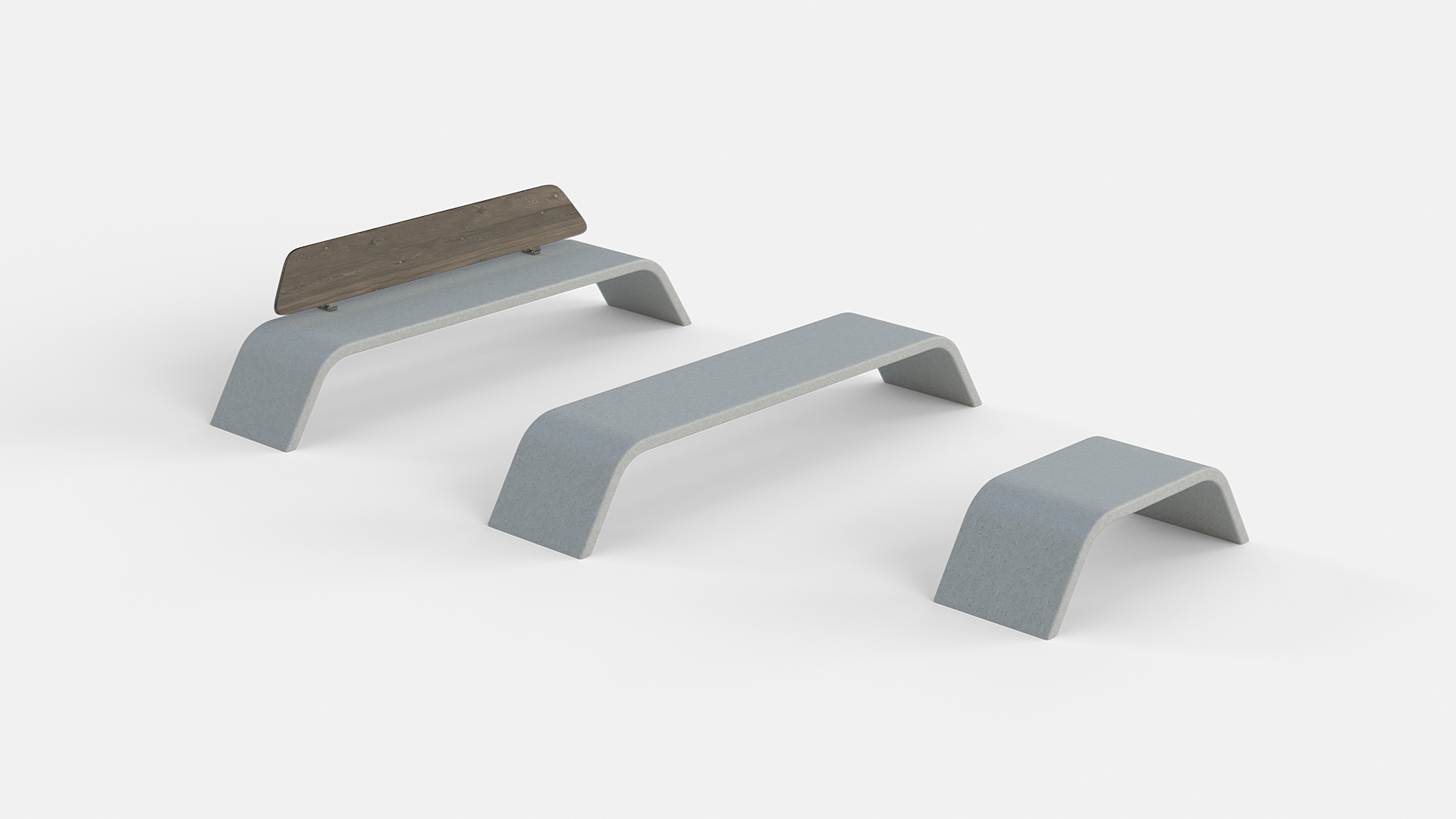 METALCO RIBBON BENCH COLLECTION 3D Model - TurboSquid 2386271
