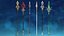 50 Genshin Impact Inspired Spear Low-poly