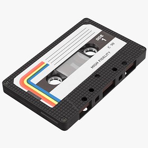 3d cassette tape vintage -