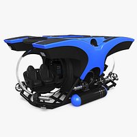Tourist Deep Sea Submarine Blue