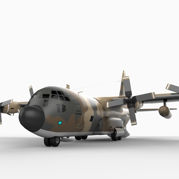 3d c-130 hercules model