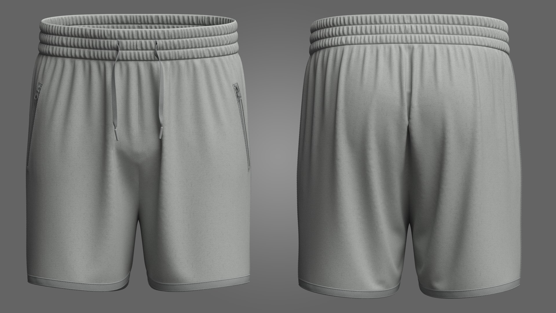 Regular Shorts 3d Model Turbosquid 2138071