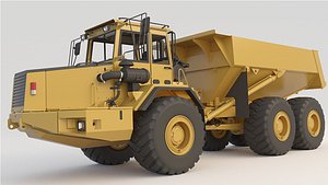 dump truck articulated a30 3D model