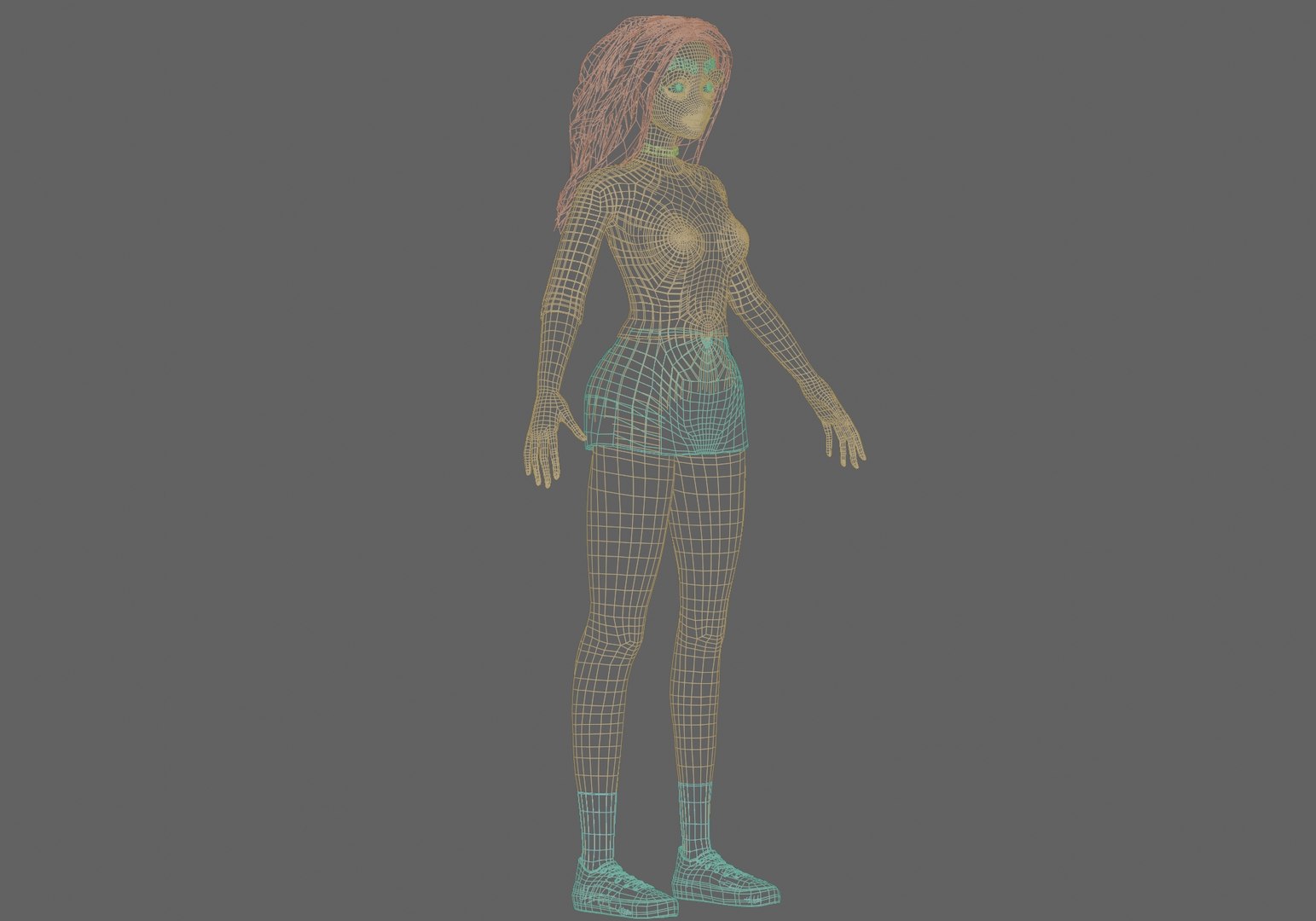 3D Cool Pretty Woman V27672 Model - TurboSquid 2277151