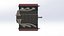 6 Cylinder Boxer Engine 3D CAD Model
