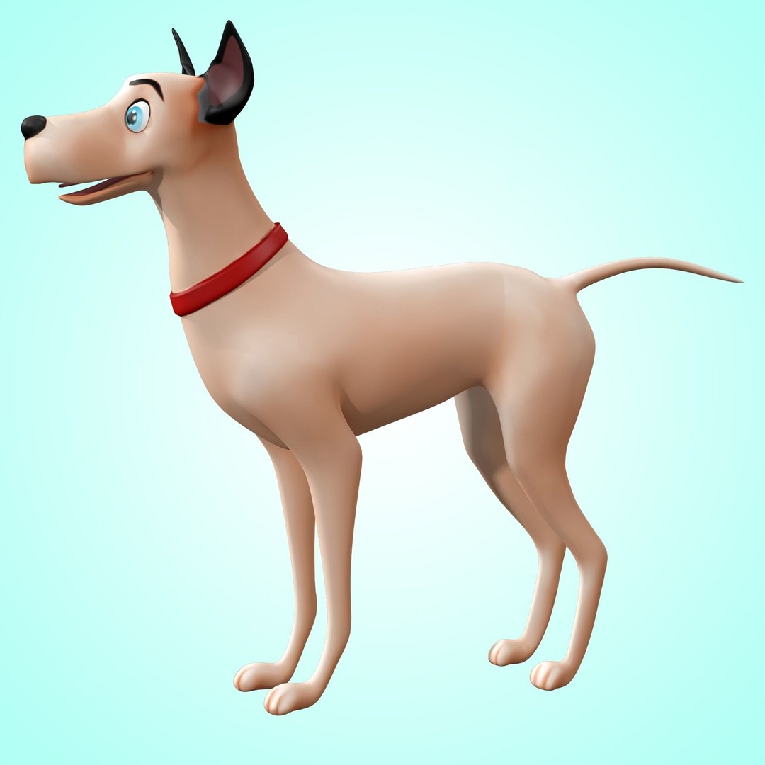 3D Cartoo Dog Rig - TurboSquid 1881381