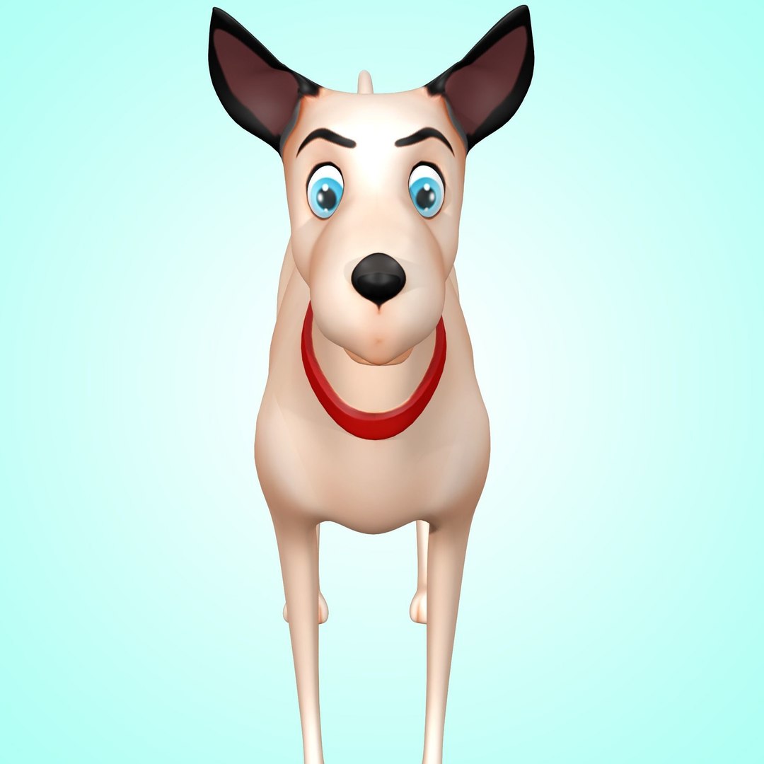 3D Cartoo Dog Rig - TurboSquid 1881381