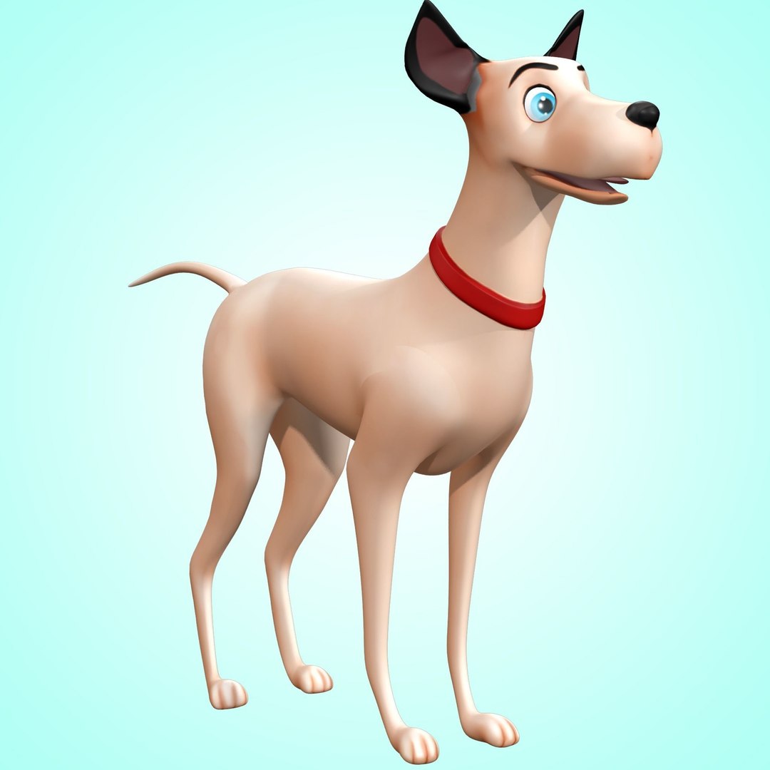 3D Cartoo Dog Rig - TurboSquid 1881381