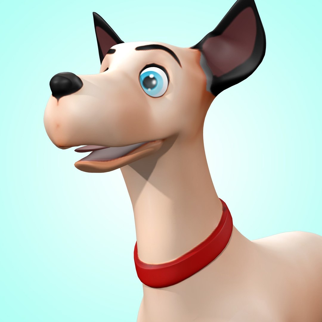 3D Cartoo Dog Rig - TurboSquid 1881381