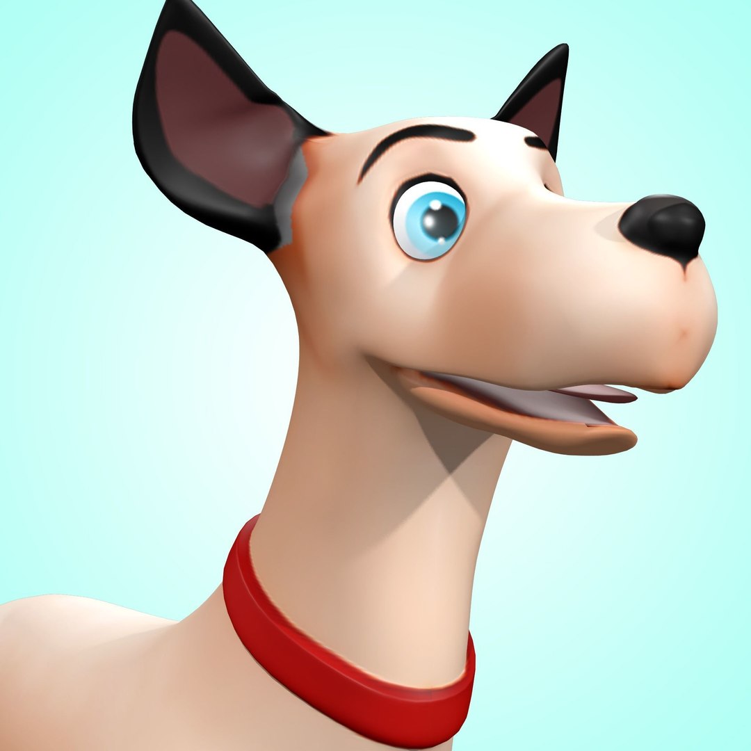 3D Cartoo Dog Rig - TurboSquid 1881381